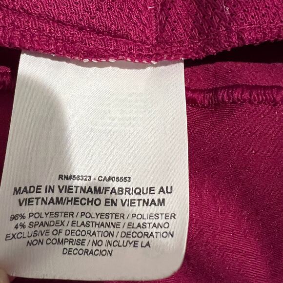 Nike Full Zip Active Jacket Women's S Fuchsia Pink Textured Golf Hiking Walking - Picture 7 of 8